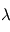 \lambda
