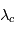 \lambda_c