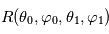 R(\theta_0,\varphi_0,\theta_1,\varphi_1)