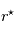 r^\star