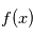f(x)