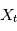 X_{t}