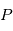 P