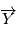 \overrightarrow{Y}