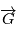 \overrightarrow{G}