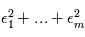 \epsilon_1^2+...+\epsilon_m^2