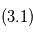 (3.1)