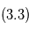 (3.3)