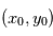 (x_0,y_0)
