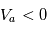 V_a <0