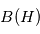 B(H)