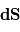\mathbf{dS}