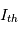 I_{th}