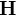 \bold H