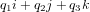 q_1 i + q_2 j + q_3 k