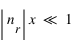 |n_r|x<<1